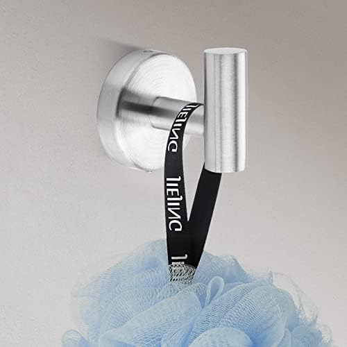 Sturdy Durable 2-Piece Wall-Mounted Towel Hook Set