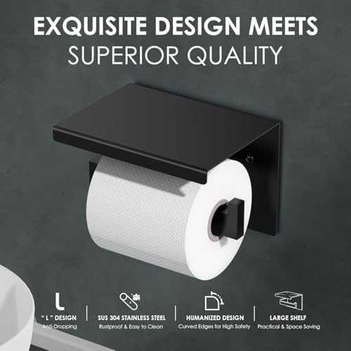 Sleek SUS304 Toilet Paper Holder