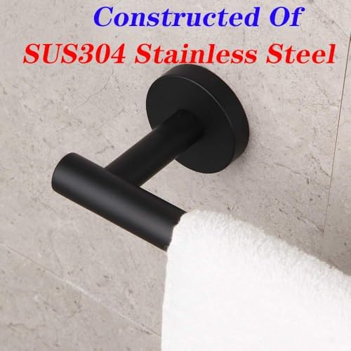 GERZWY GERZ 12 Towel Bar Stainless Steel Bath Organizer