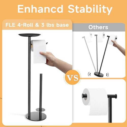 FLE Toilet Paper Holder Stand