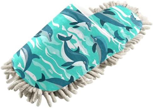 Efficient Cozy Mop Slippers for Home Office - Perfect for Mopping Walking