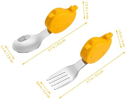 Abaodam Yellow Medium Set of 2 Flatware Tools