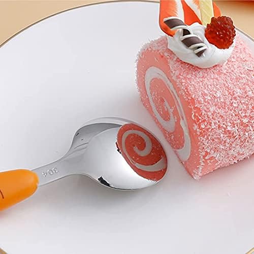 Spool Fork Set for Babies Self-Feeding Travel Cutlery with Case