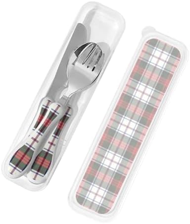 Royal Stewart Macduff Dress Modern Tartan 1 Portable Kids Utensil Set