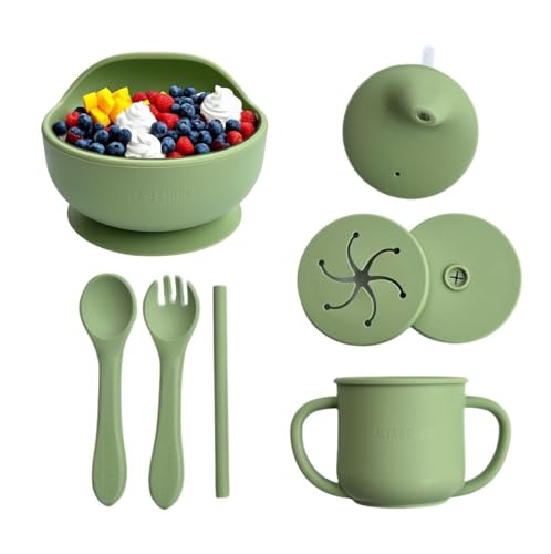 ALTAS CHOICE Silicone Baby Feeding Set