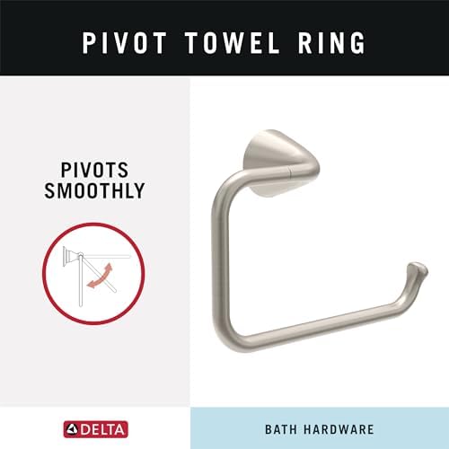 Delta ARV64-DN Arvo 4-Piece Bath Hardware Set Brushed Nickel