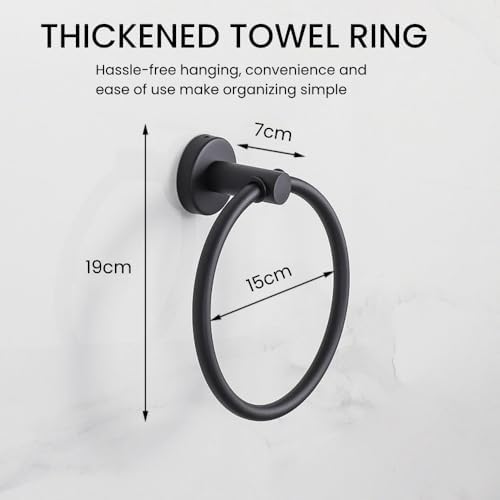 Sturdy 24-Inch Wall-Mounted Towel Bar