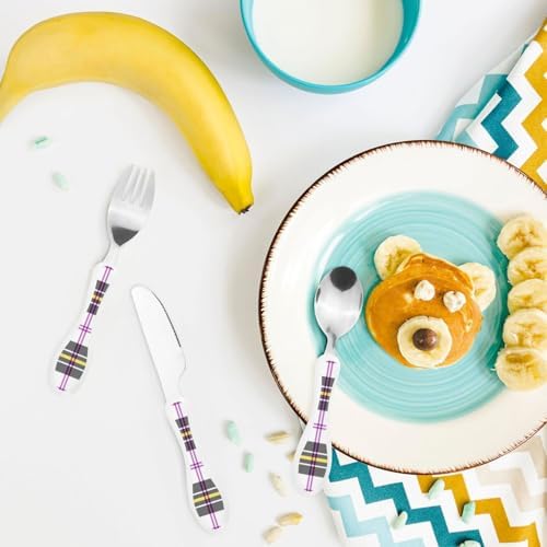 Royal Stewart Macpherson Portable Kids Cutlery Set