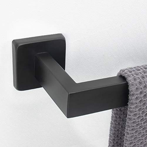 NearMoon 27-inch Stainless Steel Towel Bar Matte Black