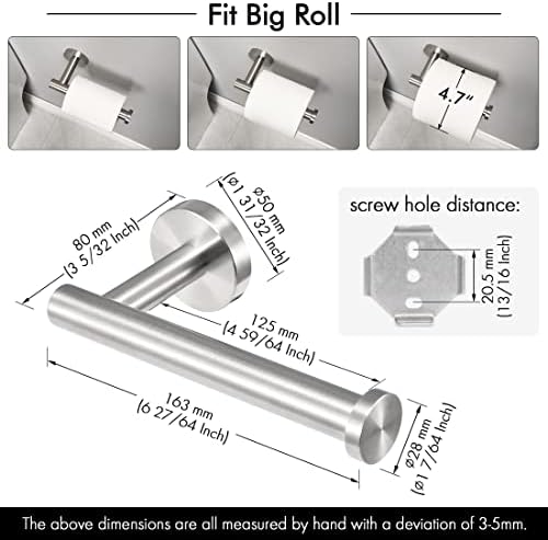 Brilliant Space-Saving Towel Holder for 2-Pack Toilet Roll