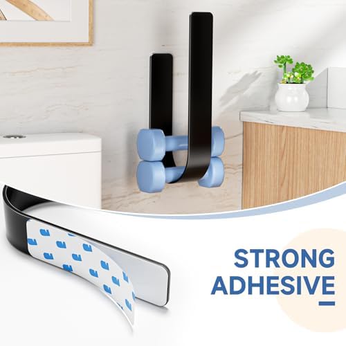 Space-Saving Toilet Paper Organizer Matte Black
