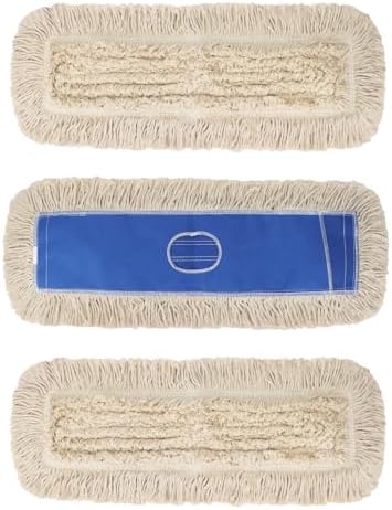 24 inch compact dust mop replacement for commercial use with microfiber fibers