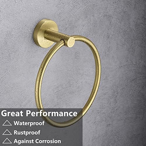 Gold Toilet Paper Holder Set