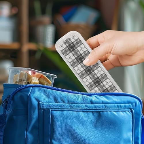 Royal Stewart Douglas Grey Modern Tartan Portable Kids Utensil Set