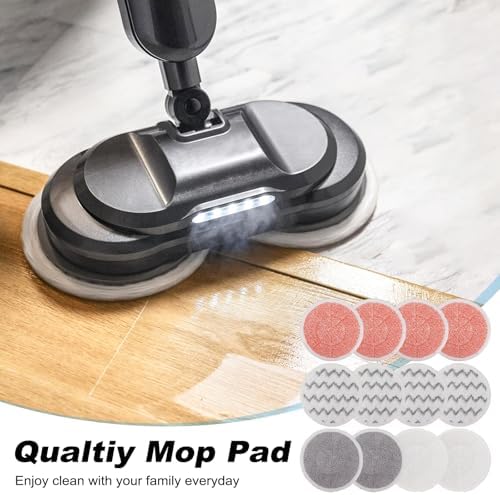 Bissell Spinwave 3897A Replacement Steam Mop Pads 12Pack
