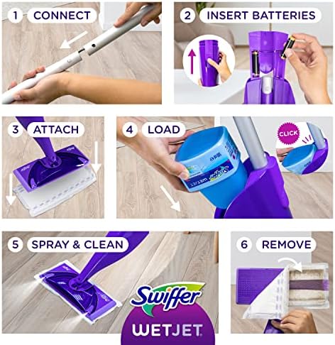 Swiffer WetJet Starter Kit - Best Mop for hardwood floors