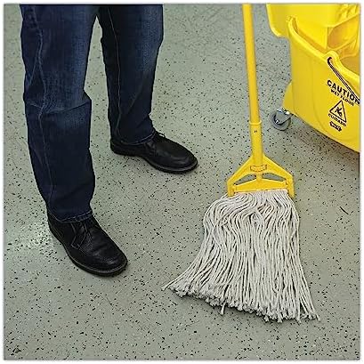 12-Pack Boardwalk Cut-End Cotton Wet Mop Heads White