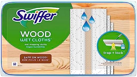 Swiffer Sweeper Wet Wood Floor Mopping cloths 20 count Pack of 2