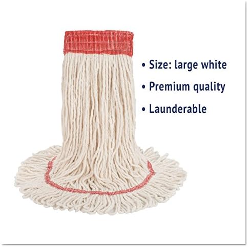 Boardwalk 503WHCT Super Loop Wet Mop Head White professional cleaning