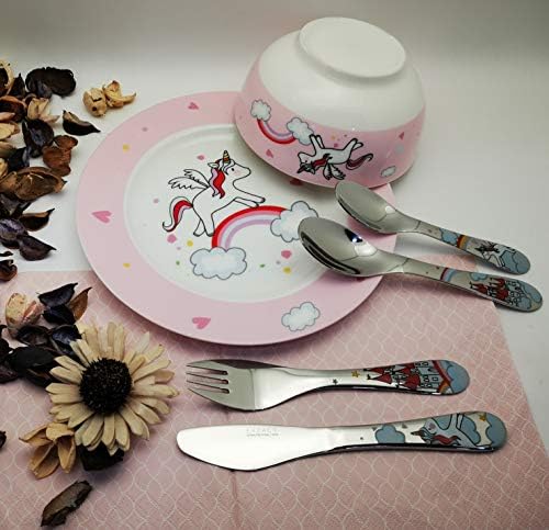 Exzact Unicorn Childrens Flatware Set