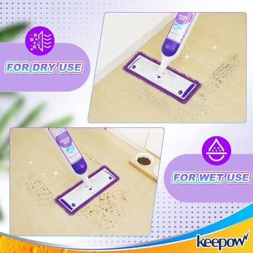 KEEPOW 44 Reusable Mop Pads for Swiffer