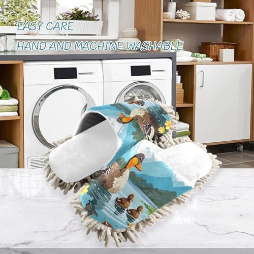 Clearwater Microfiber Mop Slippers - Soft Eco-Friendly Easy to Clean