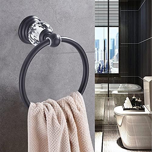 Elegant Crystal Towel Ring