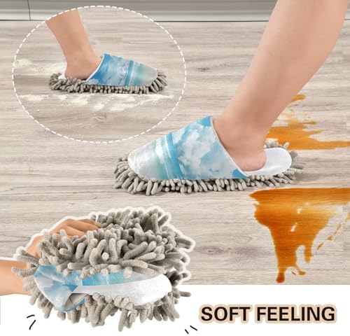 Cozy Beach Mop Slippers for Efficient Kitchen Cleaning