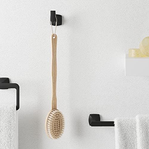 Pfister Vaneri Towel Hook Matte Black Wall-Mounted 1