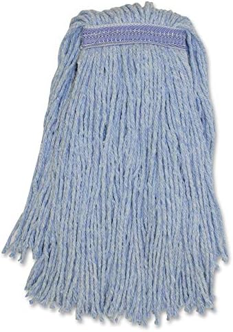 Genuine Joe Mop Head Refill Blue Effortlessly Whiten Floors