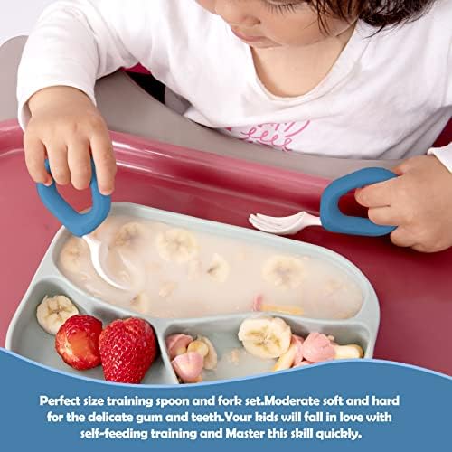 HIWOOD Baby Feeding Training Set with Travel Case
