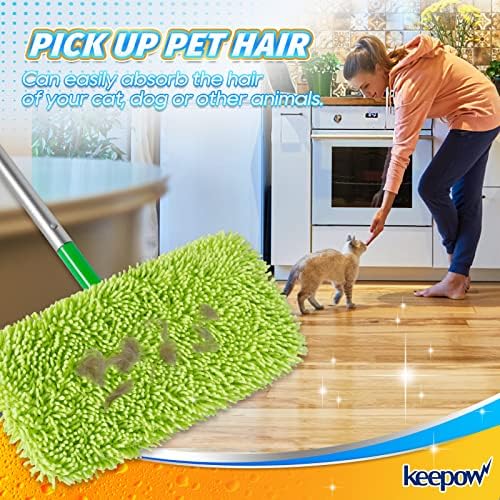 Reusable Microfiber Mop Pads for Swiffer Mops