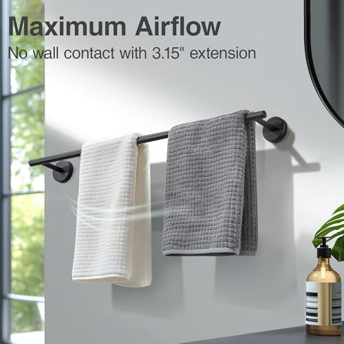 niffgaff 24 Inch Towel Bar with 26 Inch Total Length