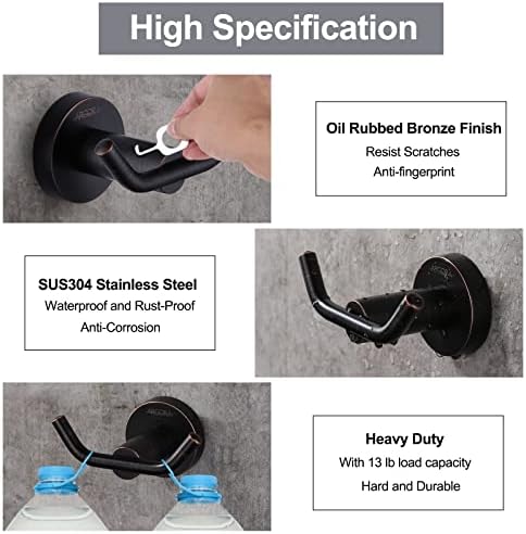 Vari Sky Oil Rubbed Bronze Towel Hooks