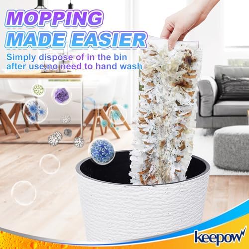 15 Pack Disposable Mop Pads for Swiffer PowerMop