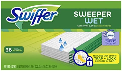 Swiffer Sweeper Wet Mopping Cloth 36-Count Multi-Surface Fragrant