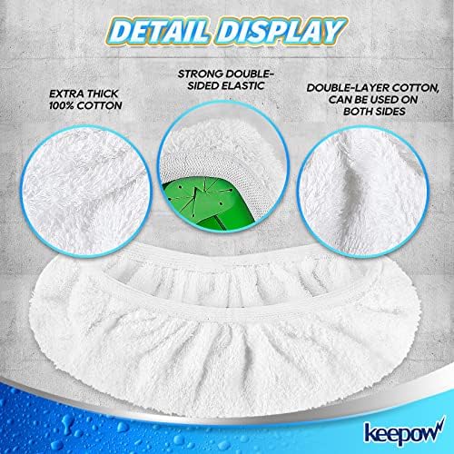 KEEPOW Microfiber Pads for Swiffer XL 12 Pack
