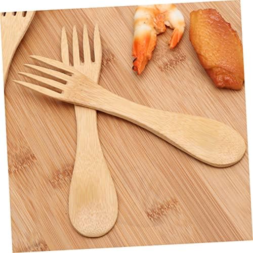Fast Functional Wooden Spoons Forks Set for Grownups and Kids