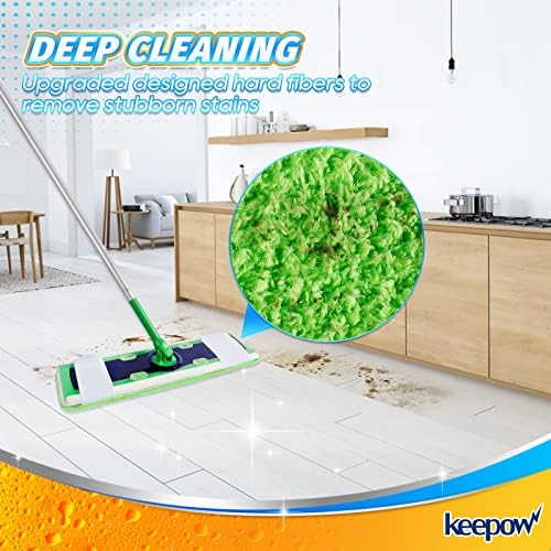 KEEPOW XL Wet Pads for Swiffer XL Multi-Purpose Durable Mop Pads