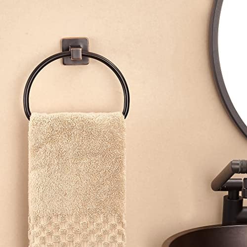 Wolibeer Bronze Towel Ring Rustic Bathroom Towel Holder