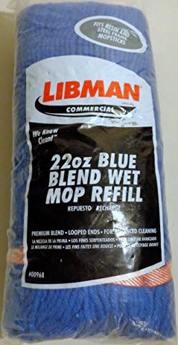 Libman 24Oz Blended Wet Mop Quick-Dry Design