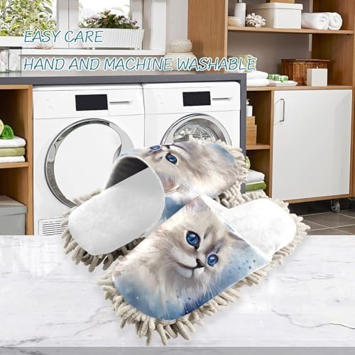 Cozy Functional Mop Slippers Easy to Use Washable Soft