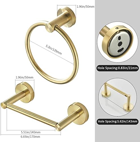 Weiko Gold Toilet Paper Holder Durable Versatile