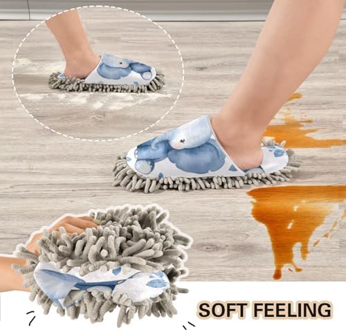 Premium Microfiber Mop Slippers for Households