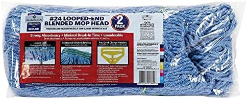 Durable Commercial Mop Head 2pk