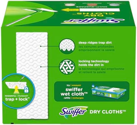 Swiffer Sweeper Dry Swiping Cloths - Refreshing Scent 32-Count Box Set