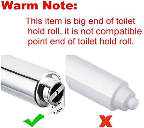 Bememo 3 Pack Toilet Paper Holder Chrome Spring Loaded Replacement
