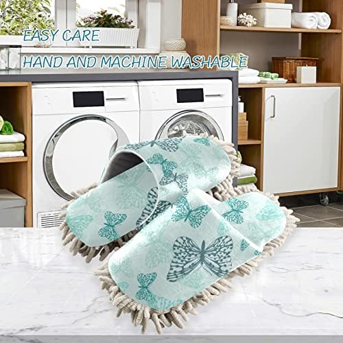 Kigai Microfiber Mop Slipper Washable Floor Cleaner for MenWomen