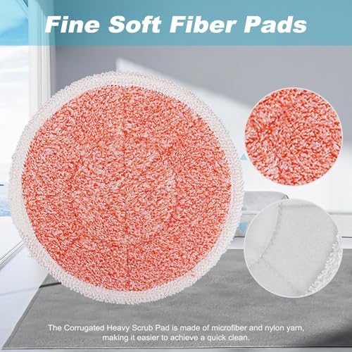 Bissell Spinwave 3897A Replacement Steam Mop Pads 12Pack