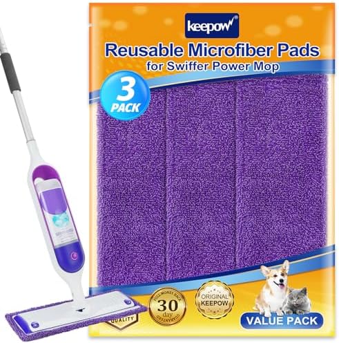 Reusable Mop Pads for Swiffer PowerMop